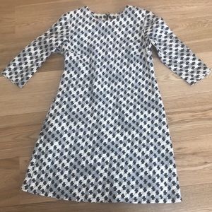 Just Taylor Houndstooth 3/4 Sleeve Dress. Size 10